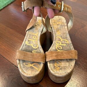 Sam Edelman platform wedge sandals size 8.5